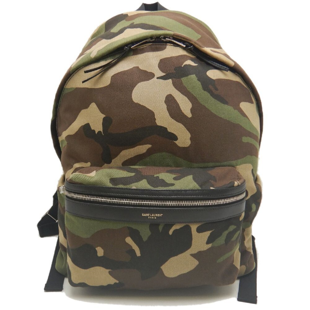 YVES SAINT LAURENT City Camouflage Bag, Pattern, PLB435988, Backpack, Canvas ...